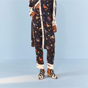 NWT Farm Rio Zodiac Lenzing™ Ecovero™ Viscose Pants 🖤💙